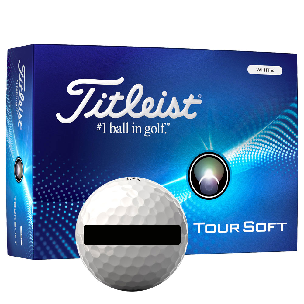 Titleist Tour Soft Felt Print (sort overtryk)